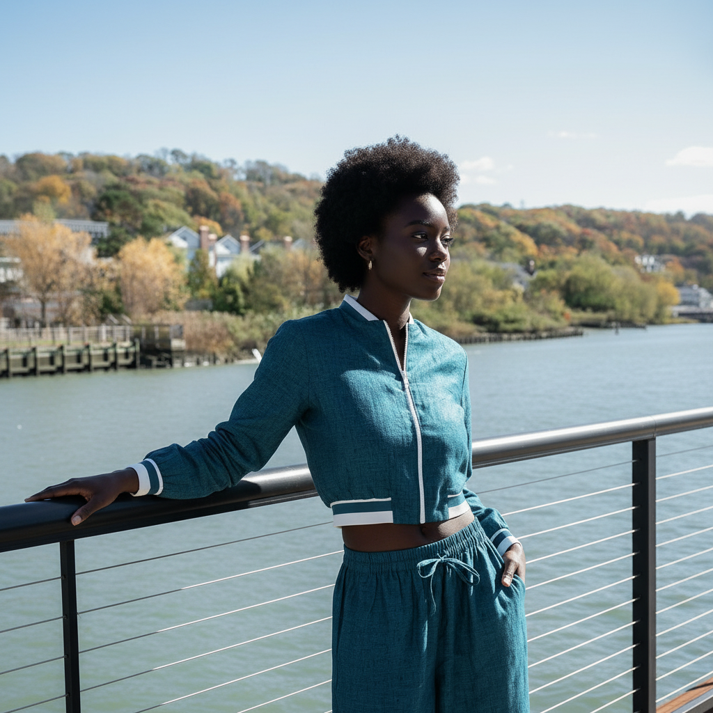 Emerald Linen Jacket