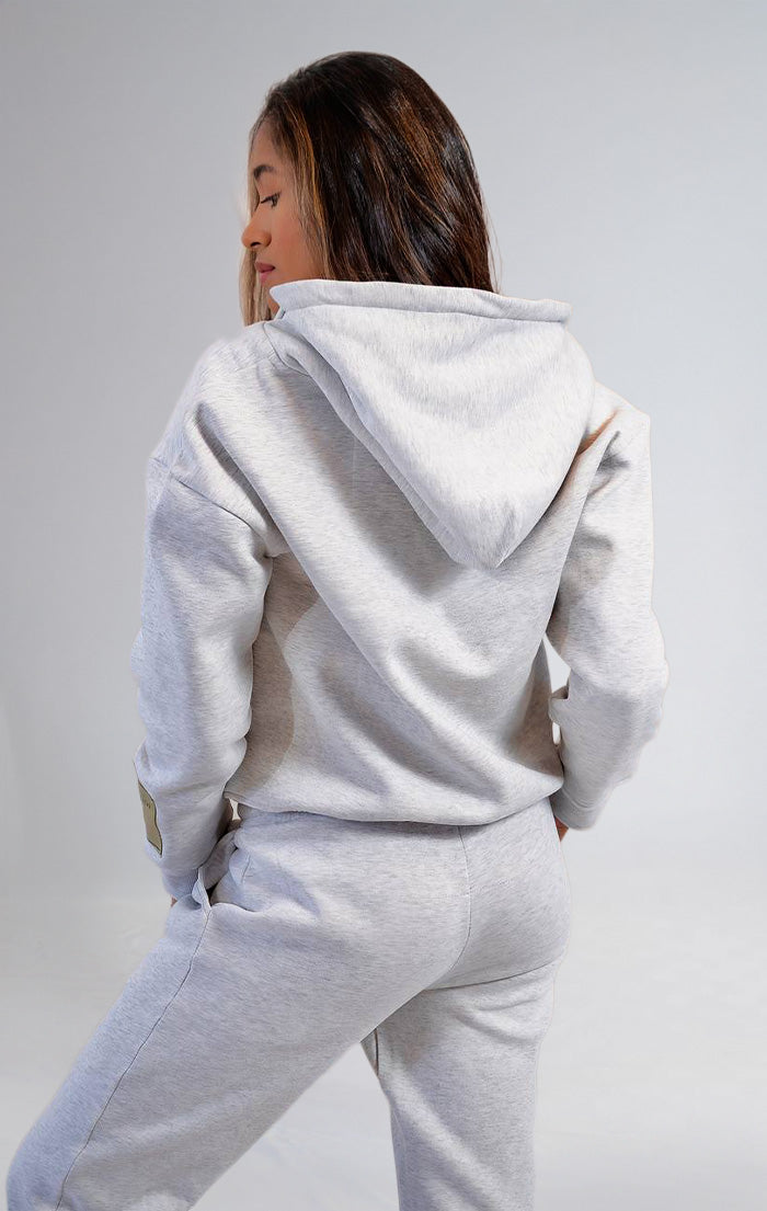 CLOUD HUG HOODIE-Lt Heather Grey
