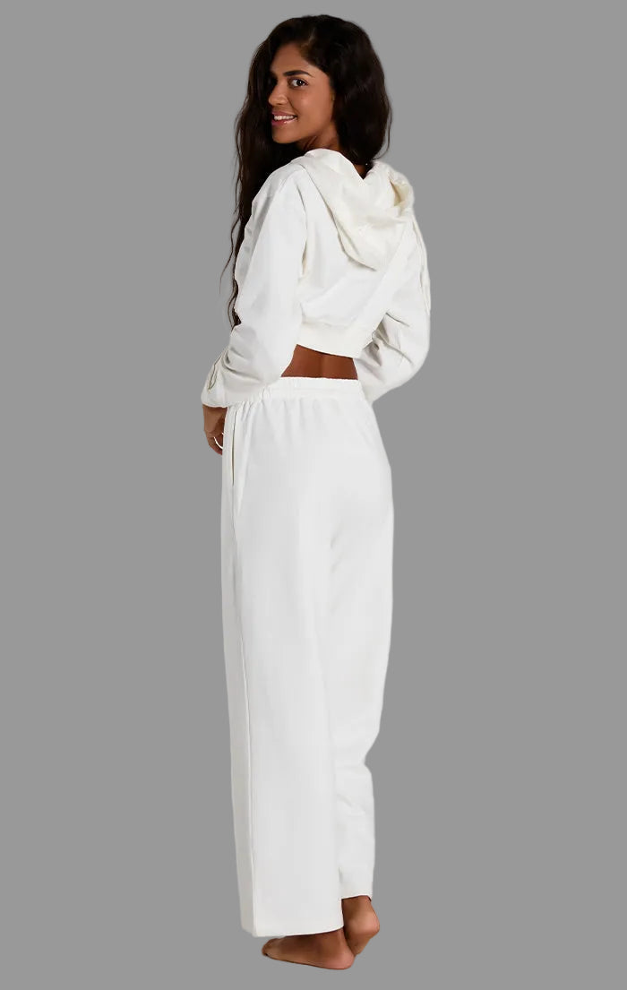 BARELINE- CREAM WIDE WIDE PANT