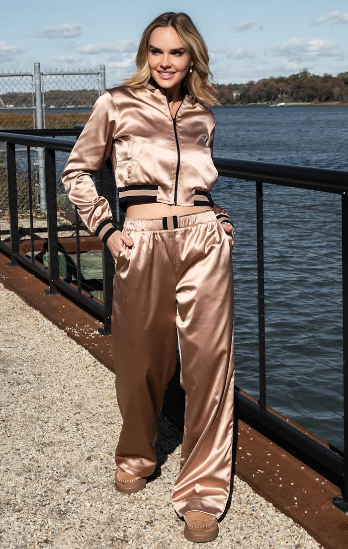 Flash Soft Gold Wide Pant