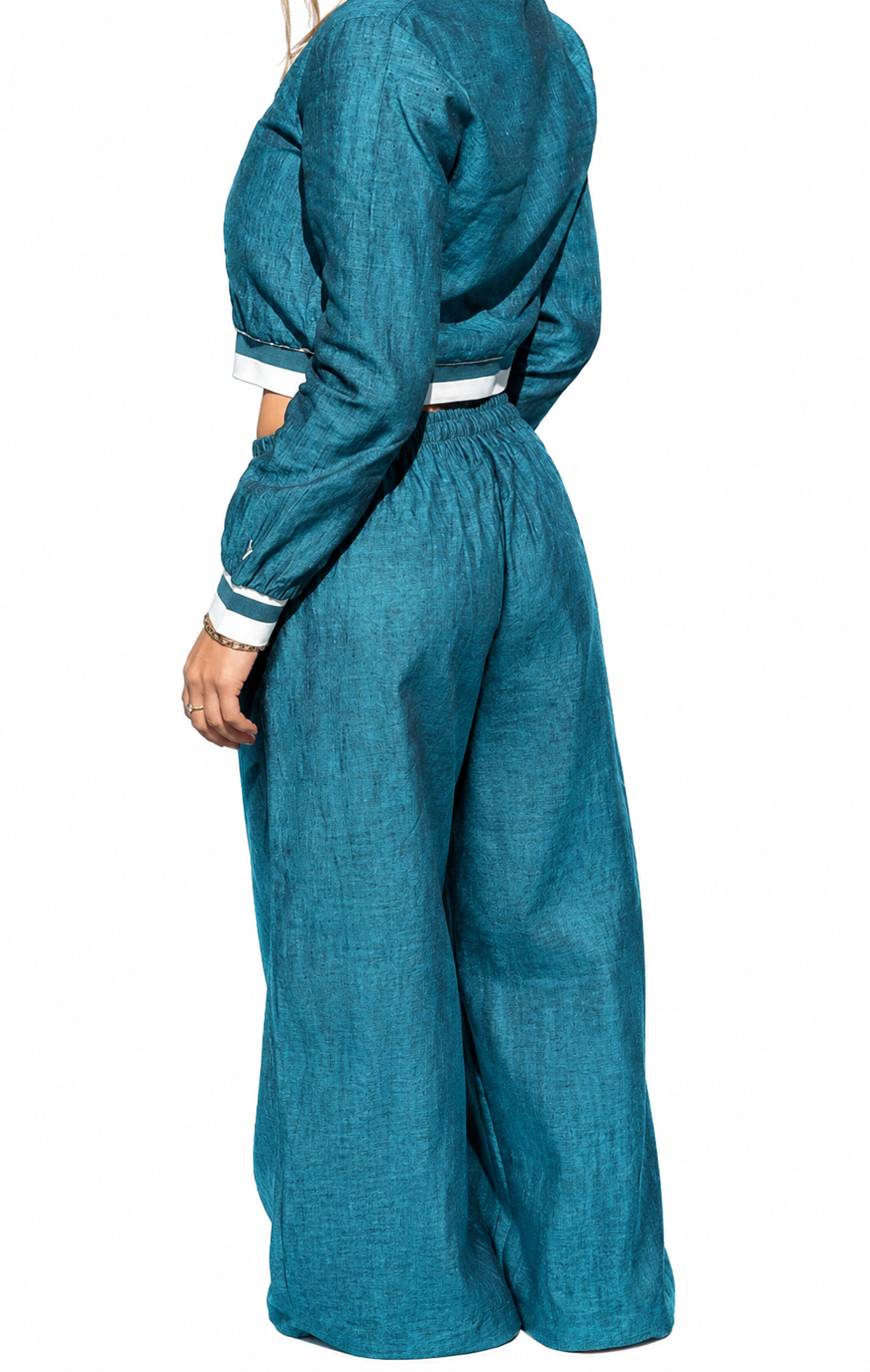 Luvra Linen Pant-Emerald