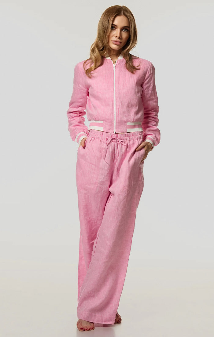 Cotton Candy Linen Jacket