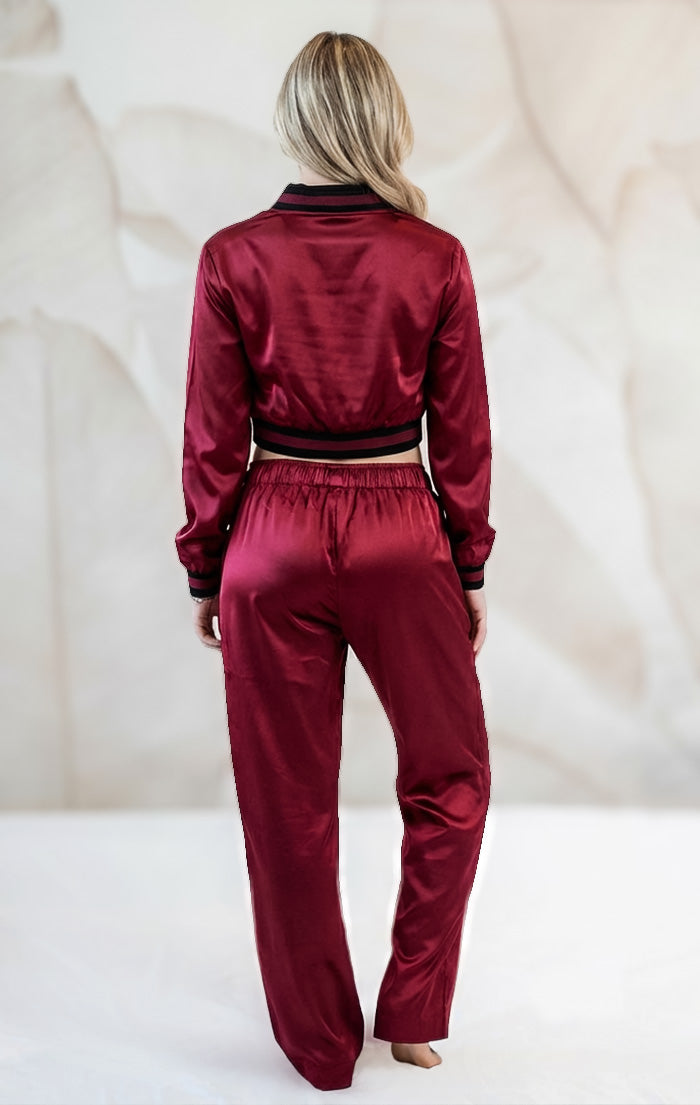 Flash Deep Wine Red Jacket