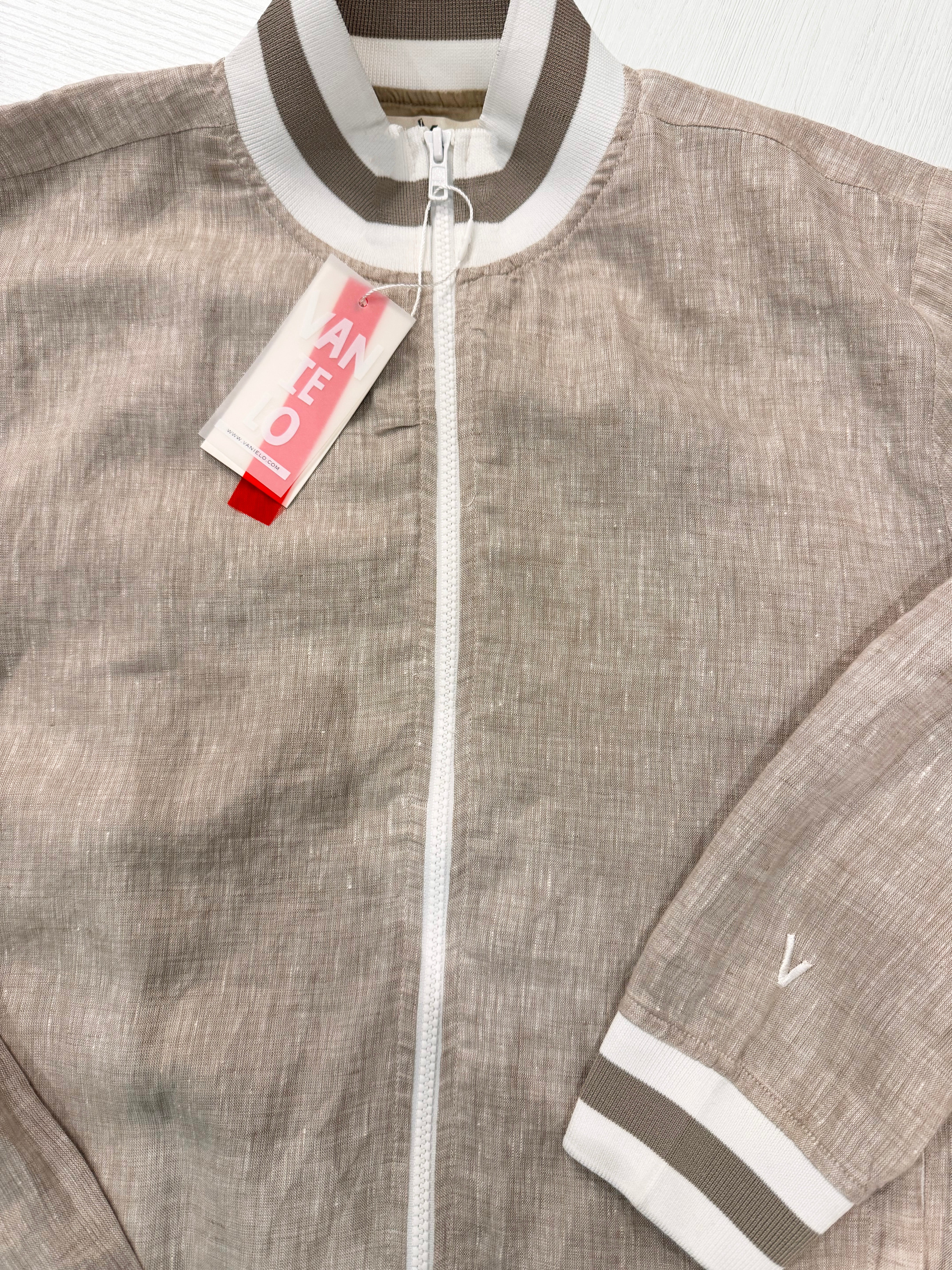 Mens Biege Linen Jacket