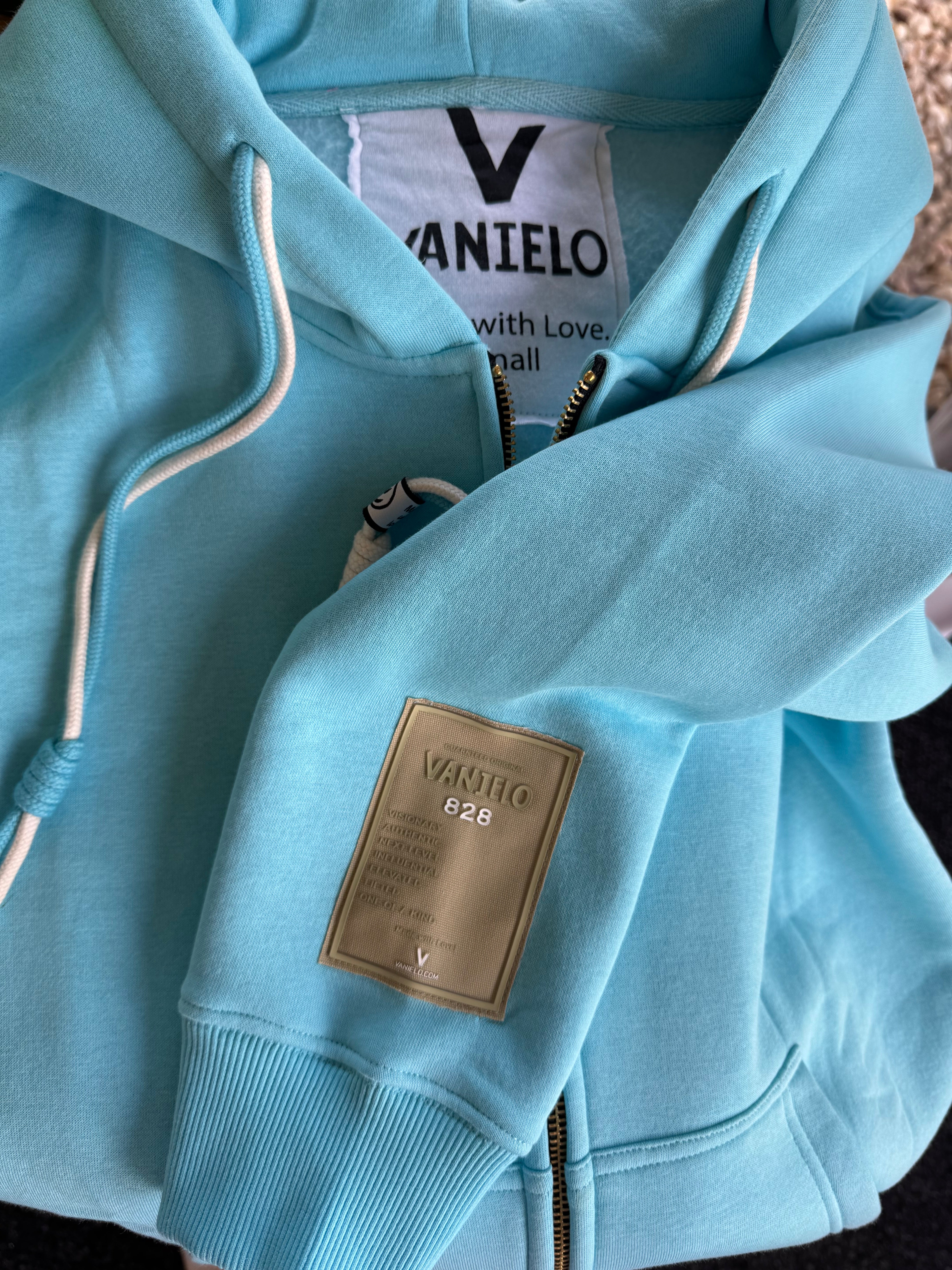 Cloud Hug Hoodie Set-Aquamarine