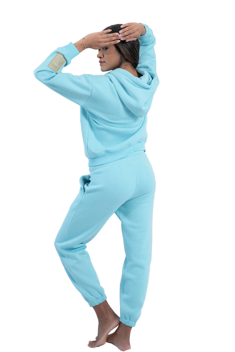 Cloud Hug Hoodie Set-Aquamarine
