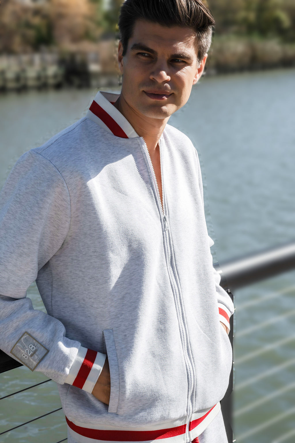 Aspen Jacket- Puff Heather grey