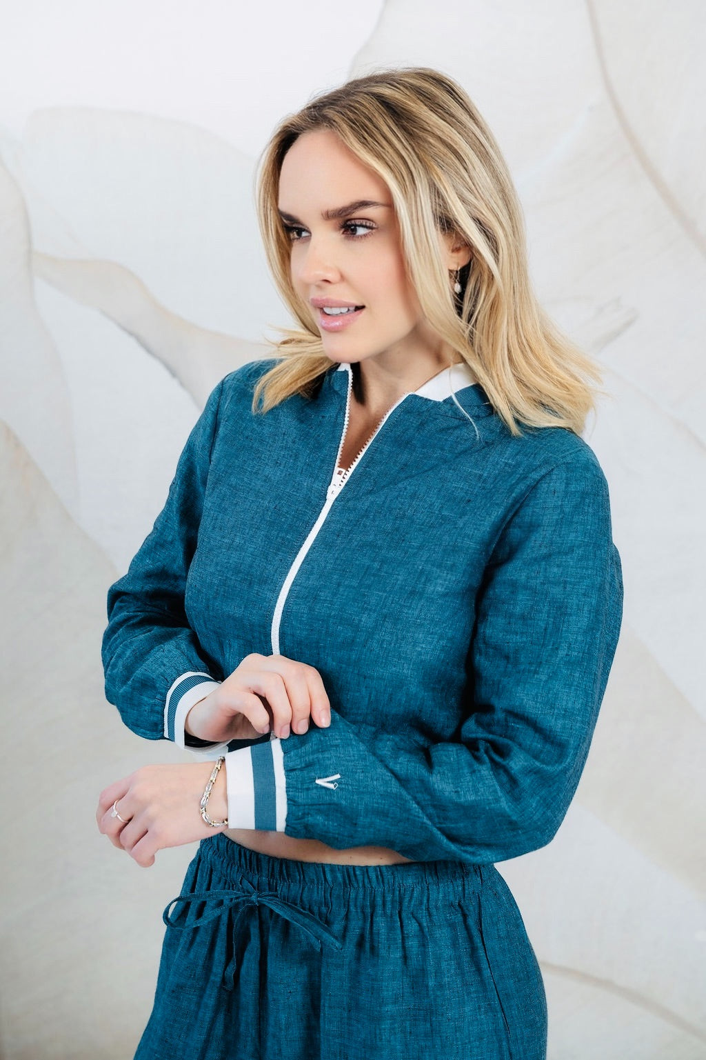 Emerald Linen Jacket