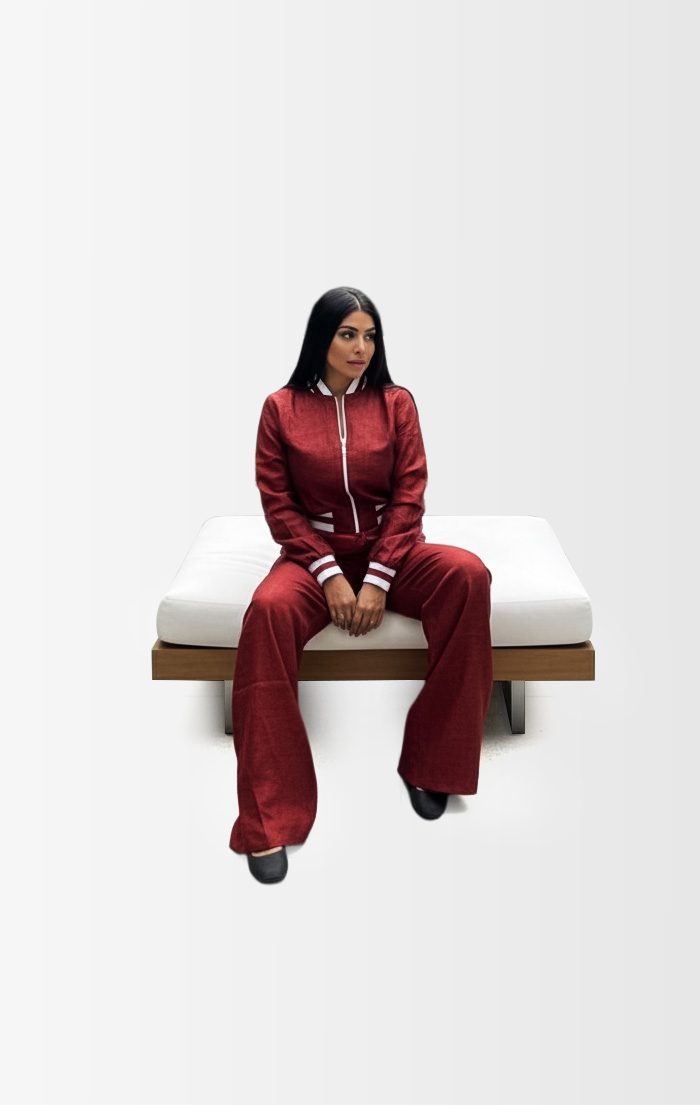 Linen wine Jacket