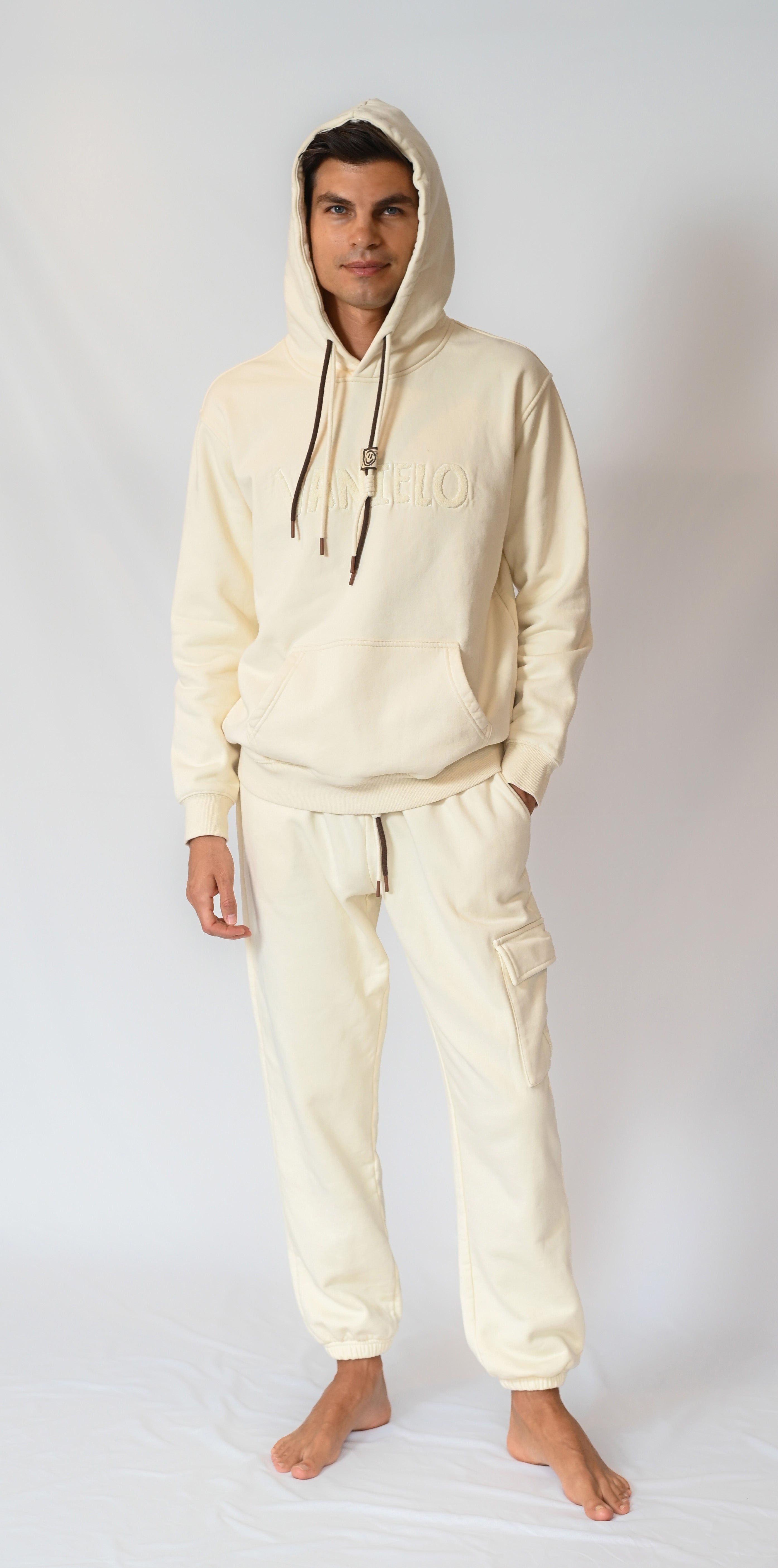 Jogger Pants - Cream - Men