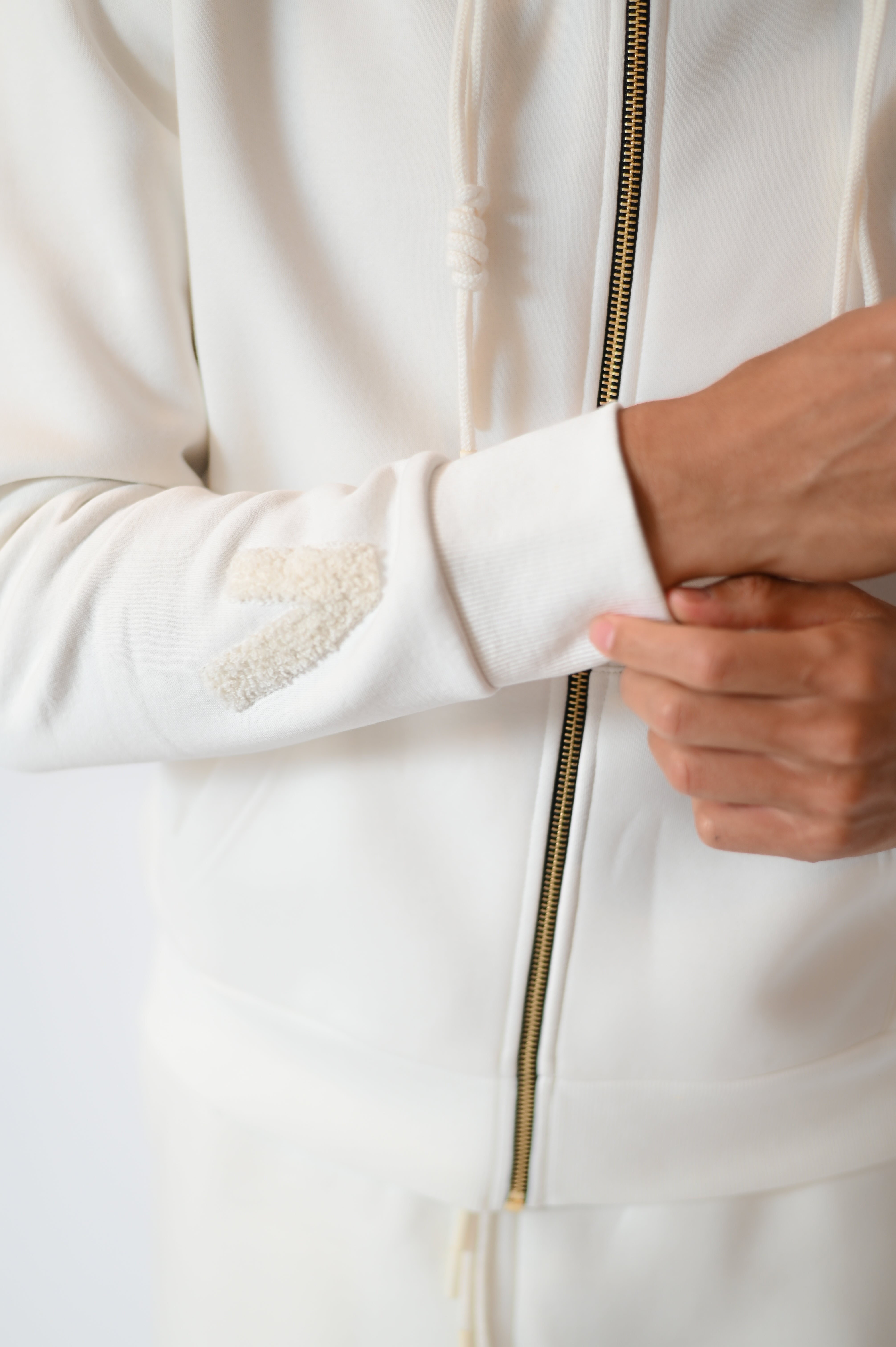 Zipper Hoodie - Butter Cream - Men