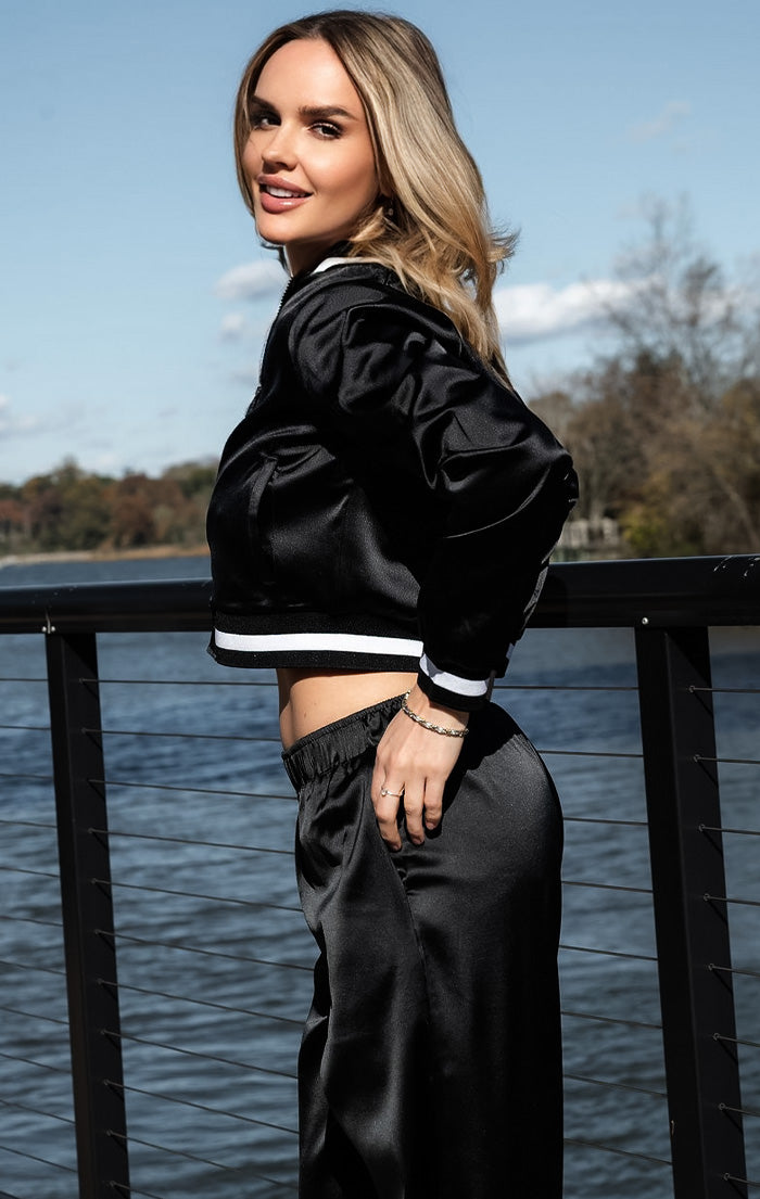 Flash Jet Black Wide Pant