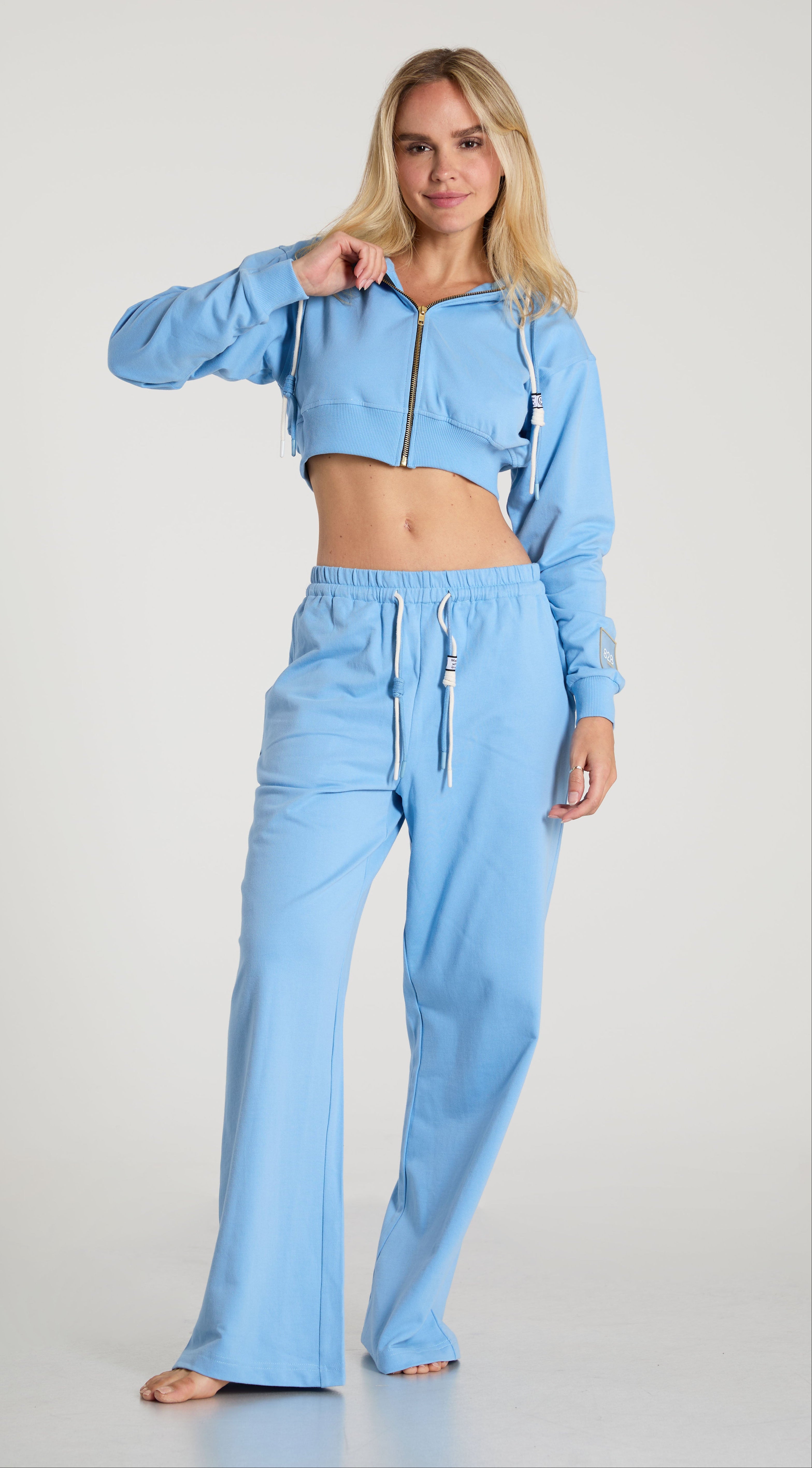 BARELINE- Powder Blue Wide Pant