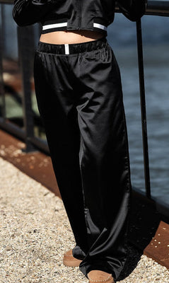 Flash Jet Black Wide Pant