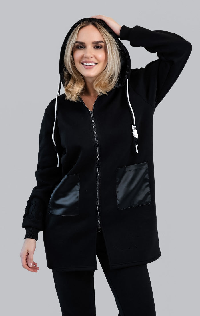 Wave Jacket- Black Stone