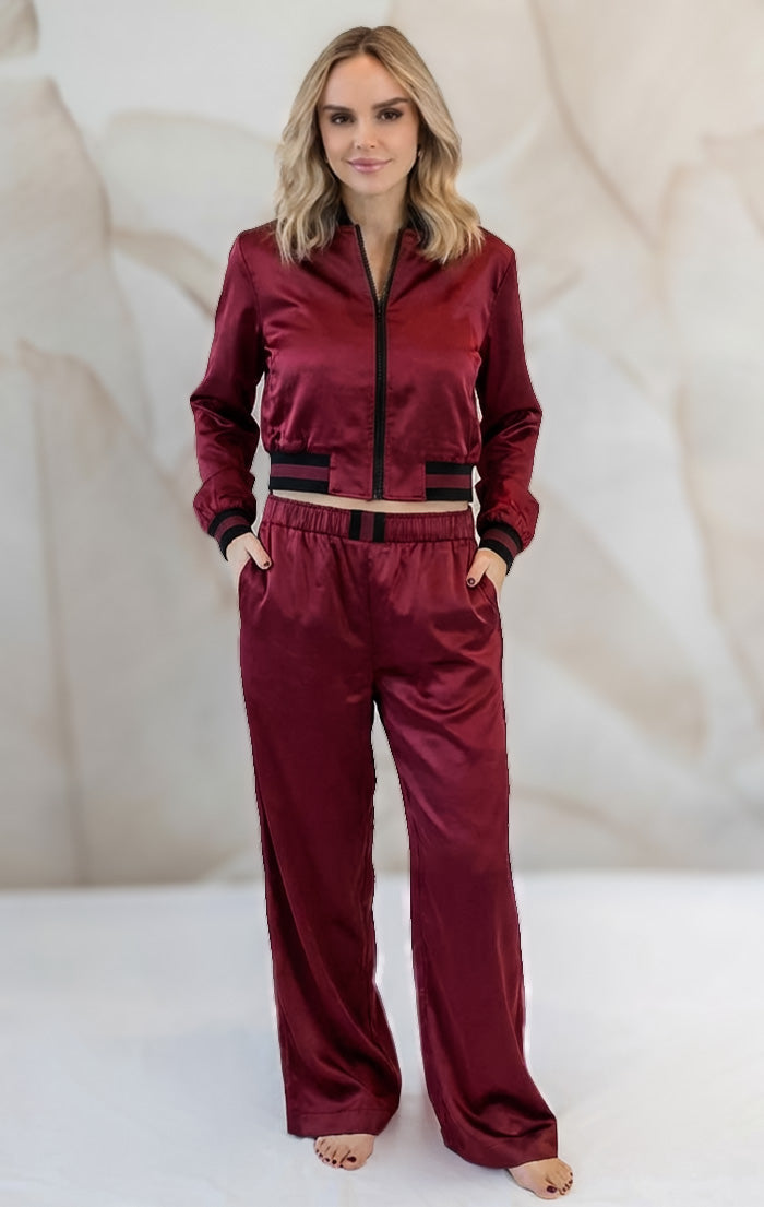 Flash Deep Wine Red Jacket