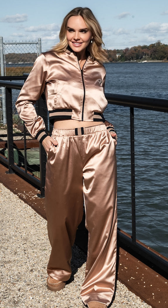Flash Soft Gold Wide Pant