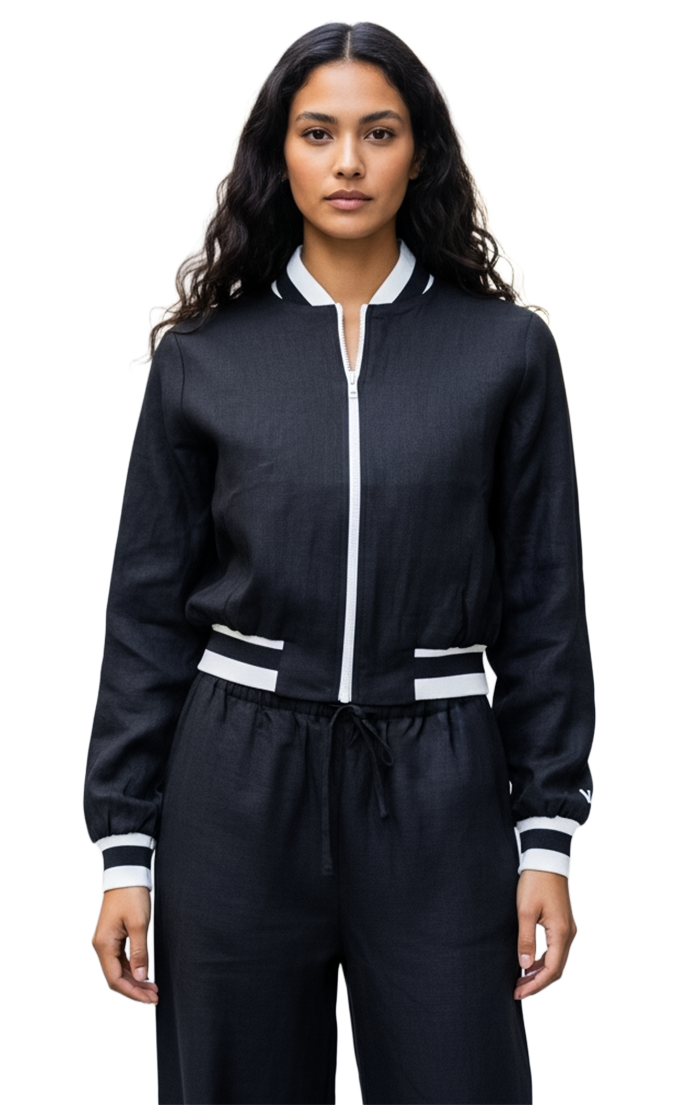 Black linen Jacket