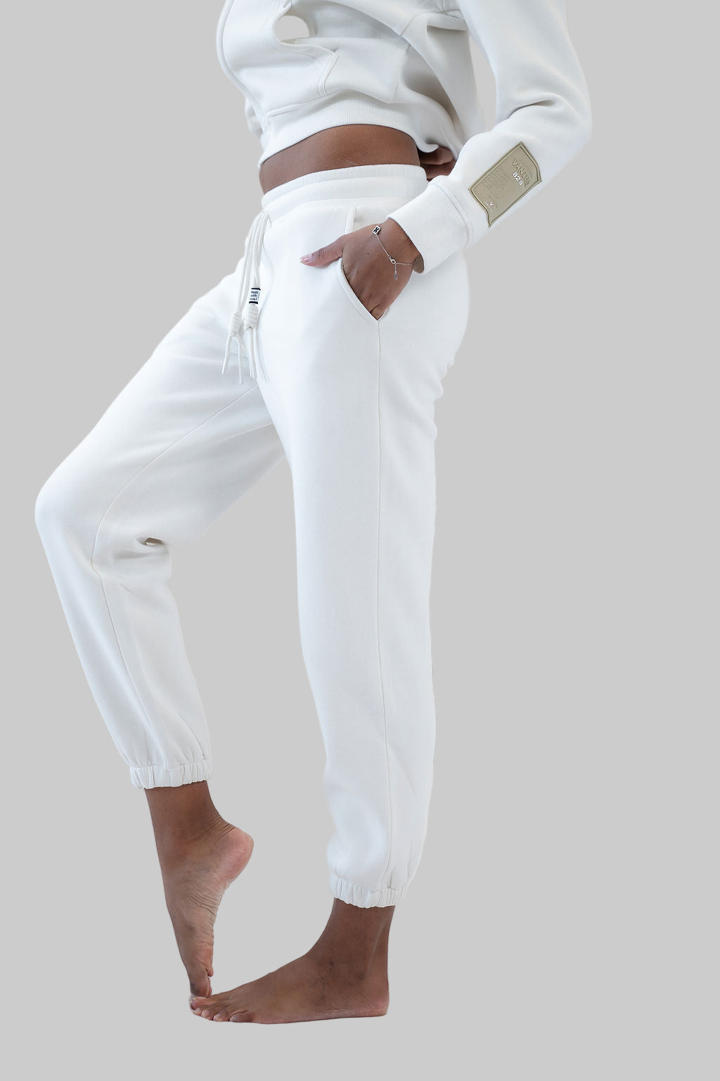 Cloud Hug Hoodie Set- Vanilla