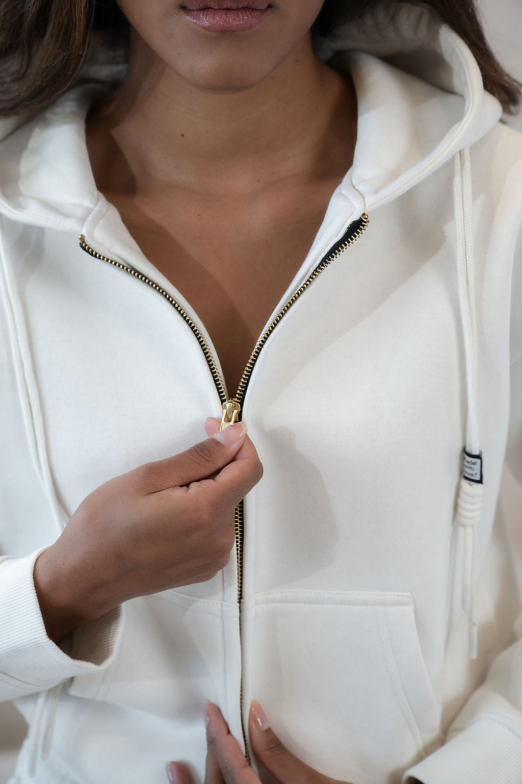 Cloud Hug Hoodie Set- Vanilla