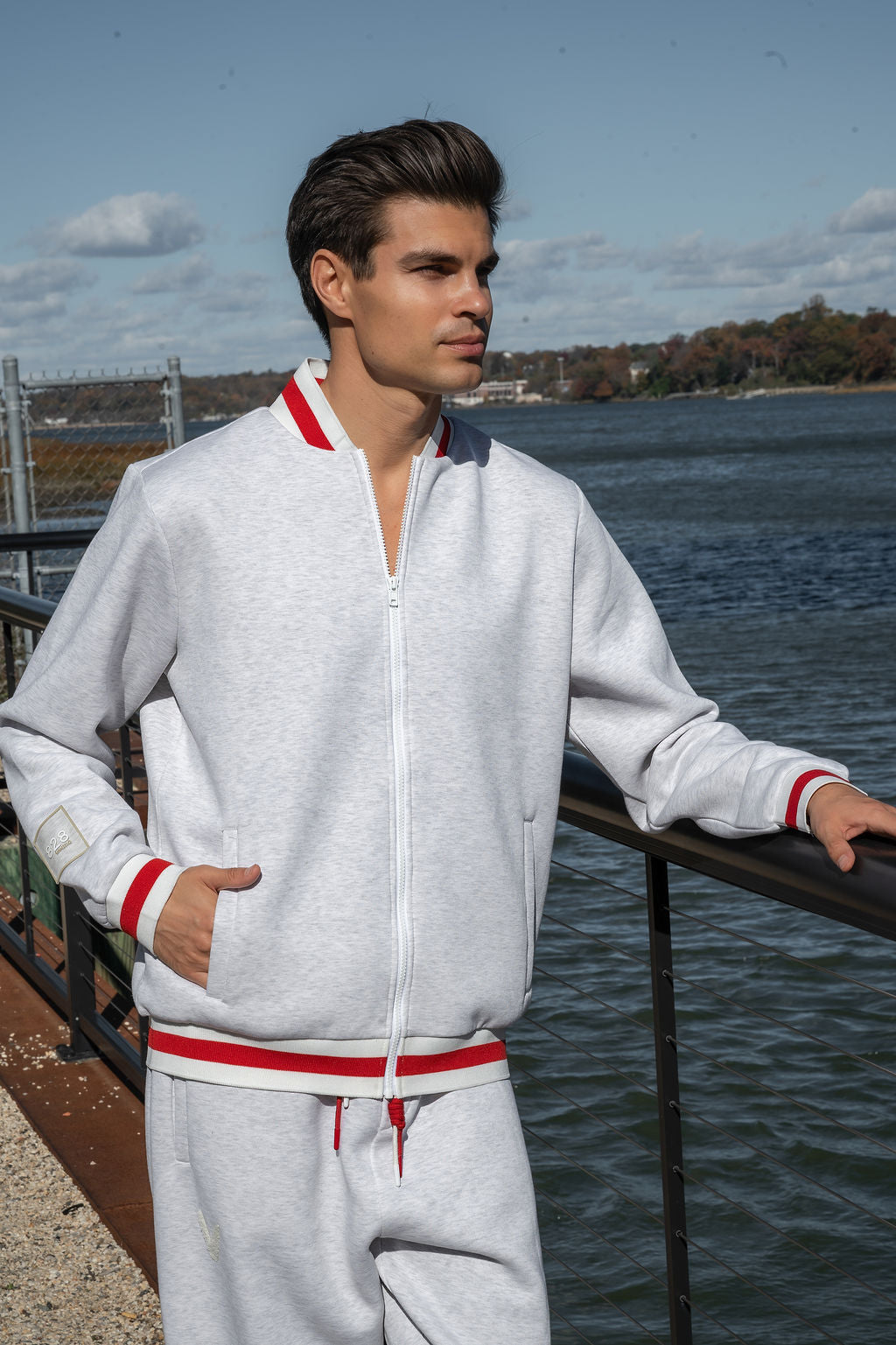 Aspen Jacket- Puff Heather grey