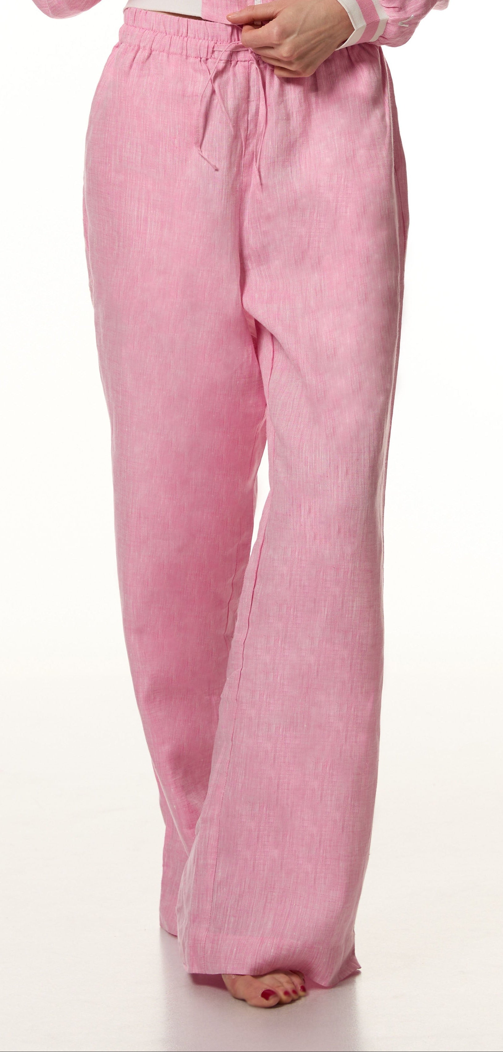 Luvra linen Pant- Cotton Candy