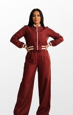Linen wine Jacket