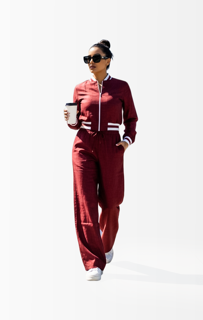 Linen wine Jacket
