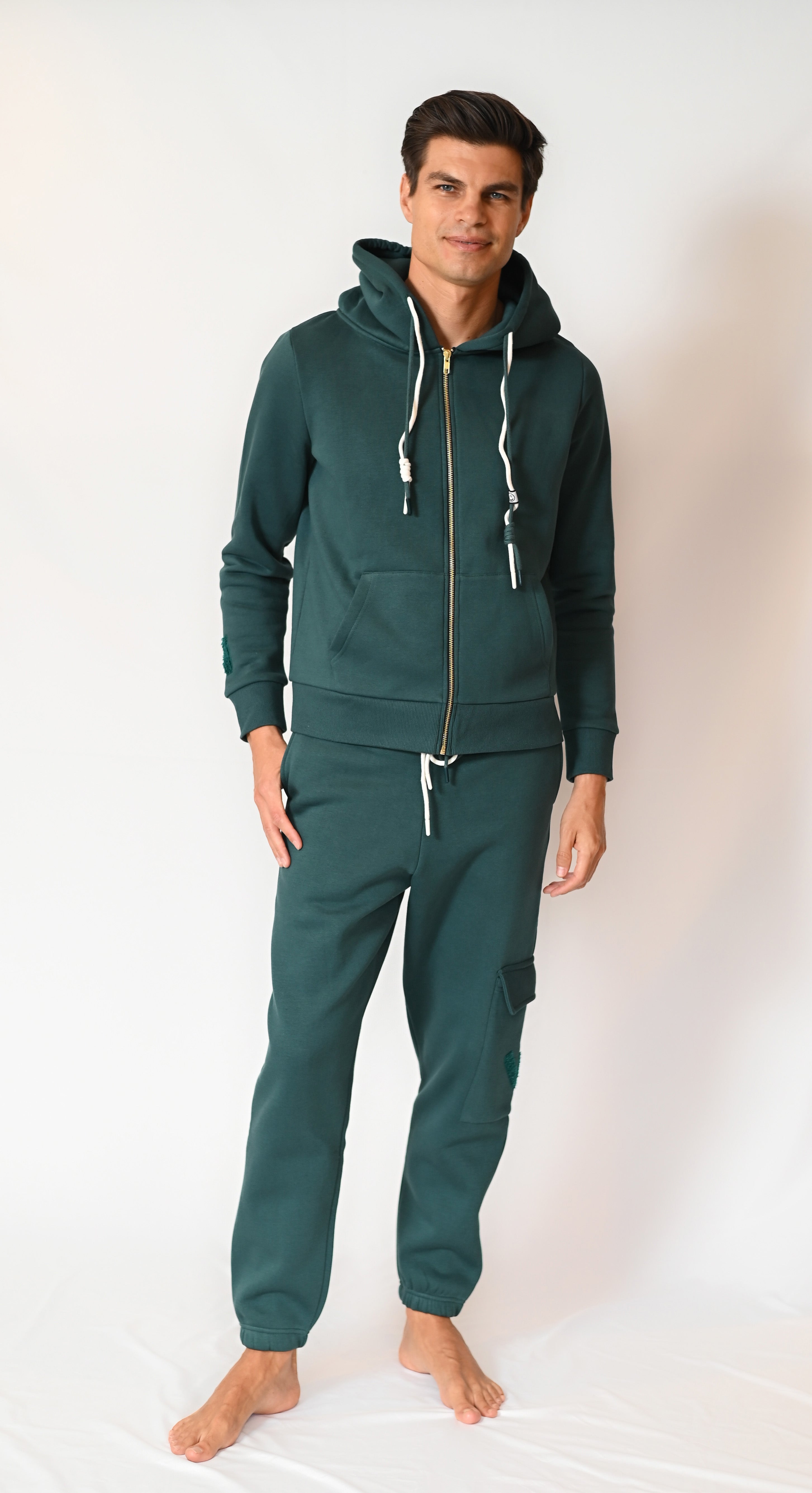 Zipper Hoodie - Evergreen - Men