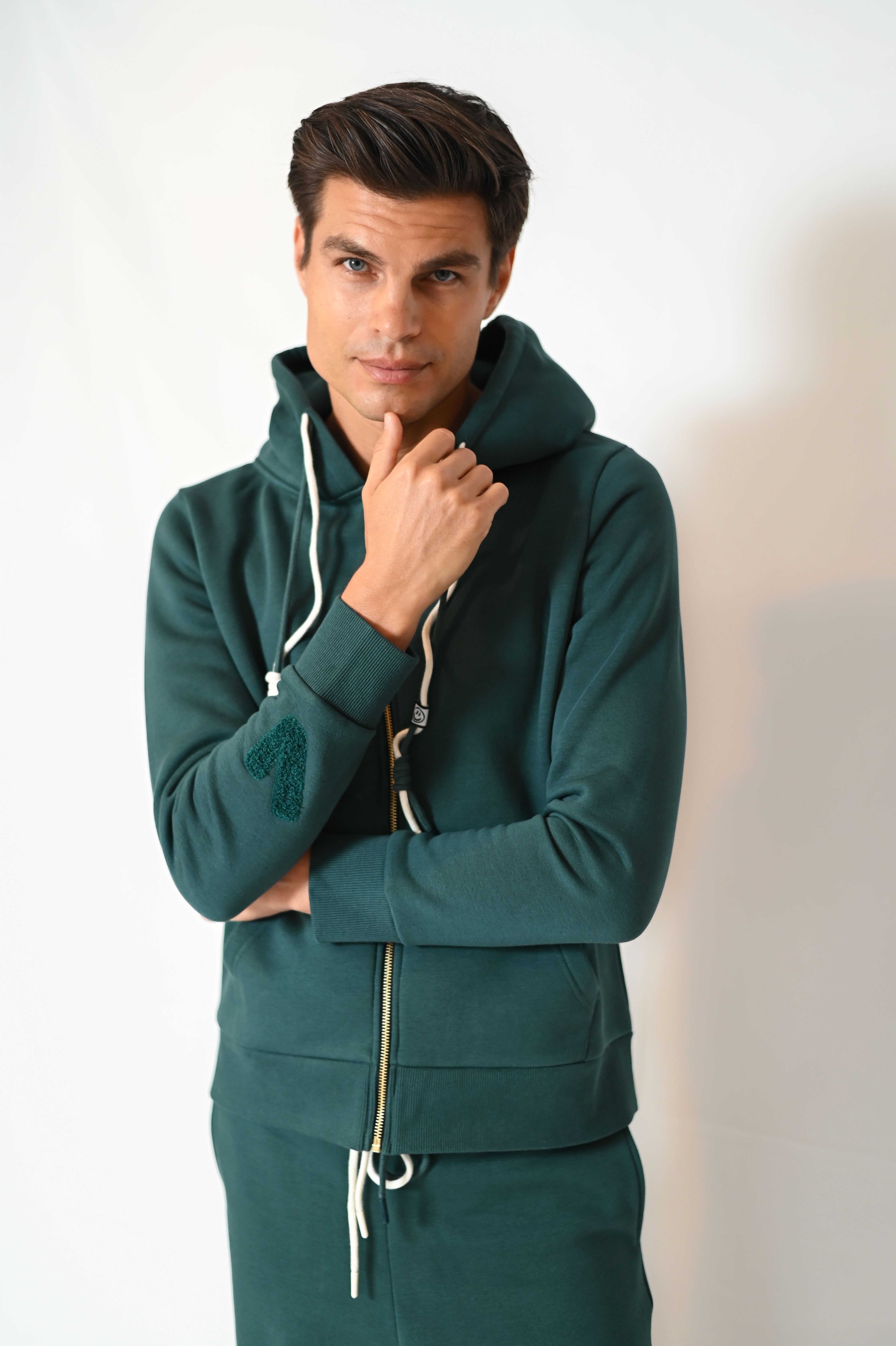 Zipper Hoodie - Evergreen - Men