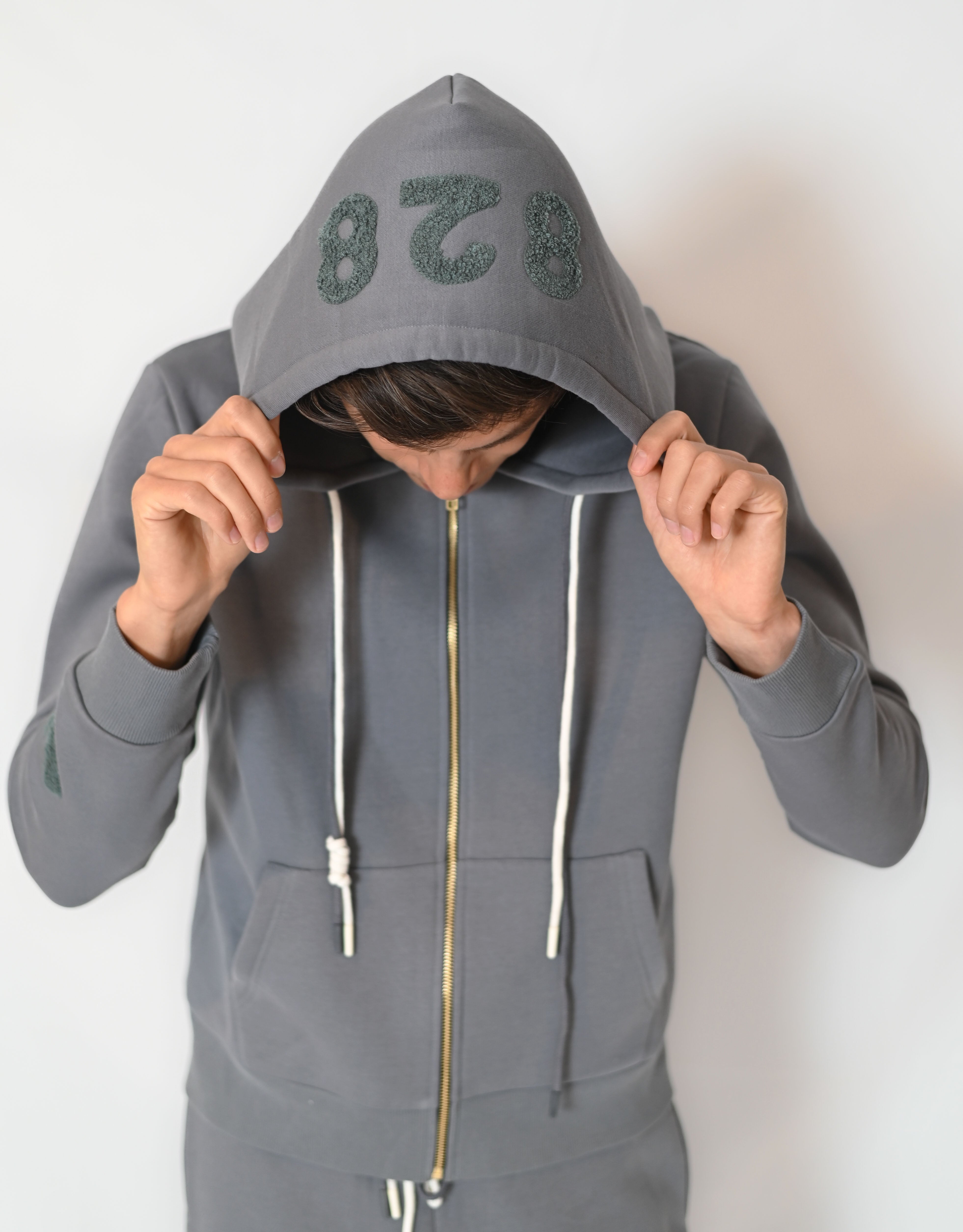 Zipper Hoodie - Smokey - Men