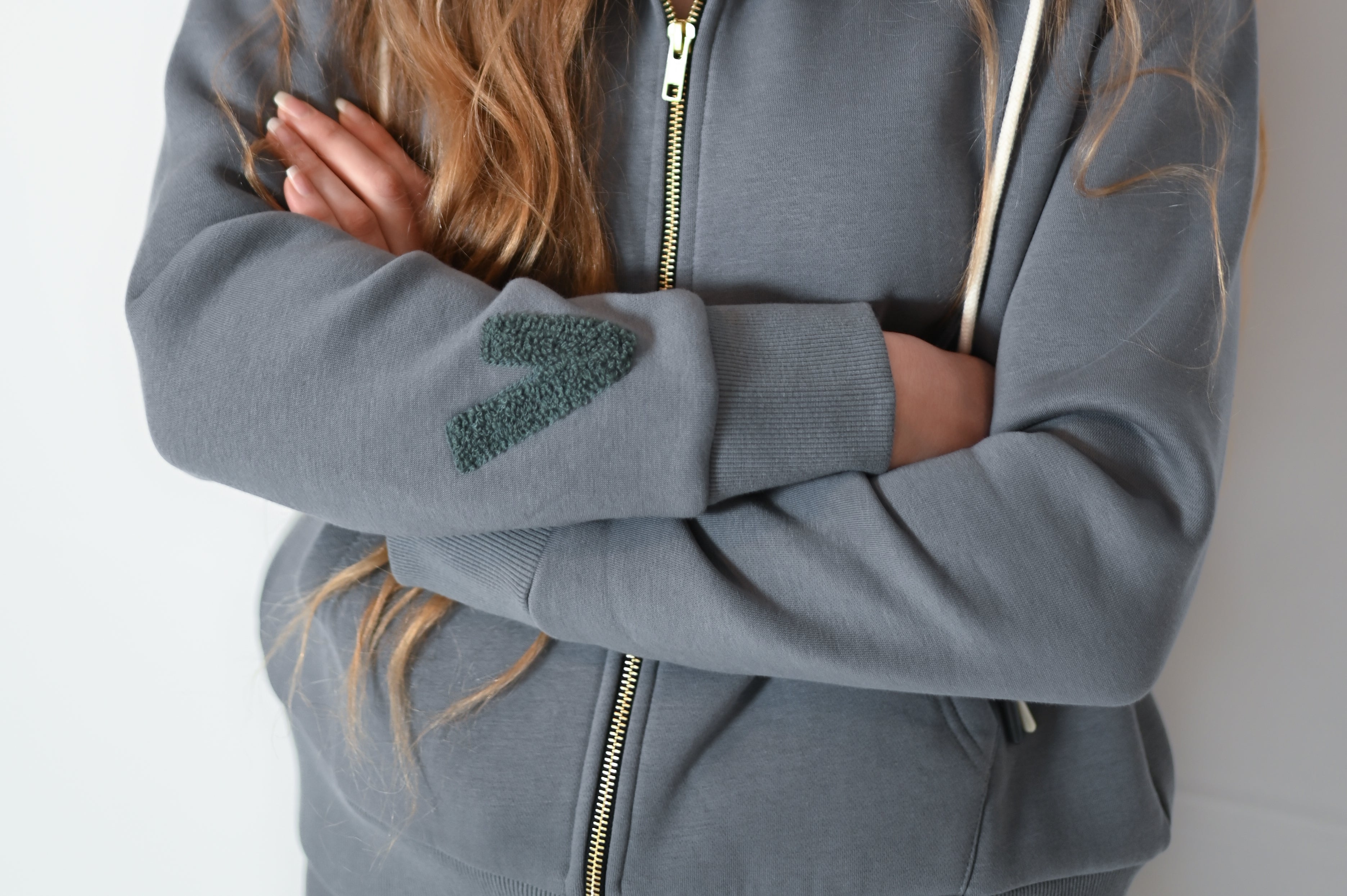 Zipper Hoodie - Smokey - Women