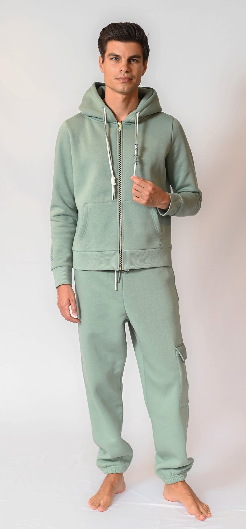 Zipper Hoodie - Butter Cream - Men