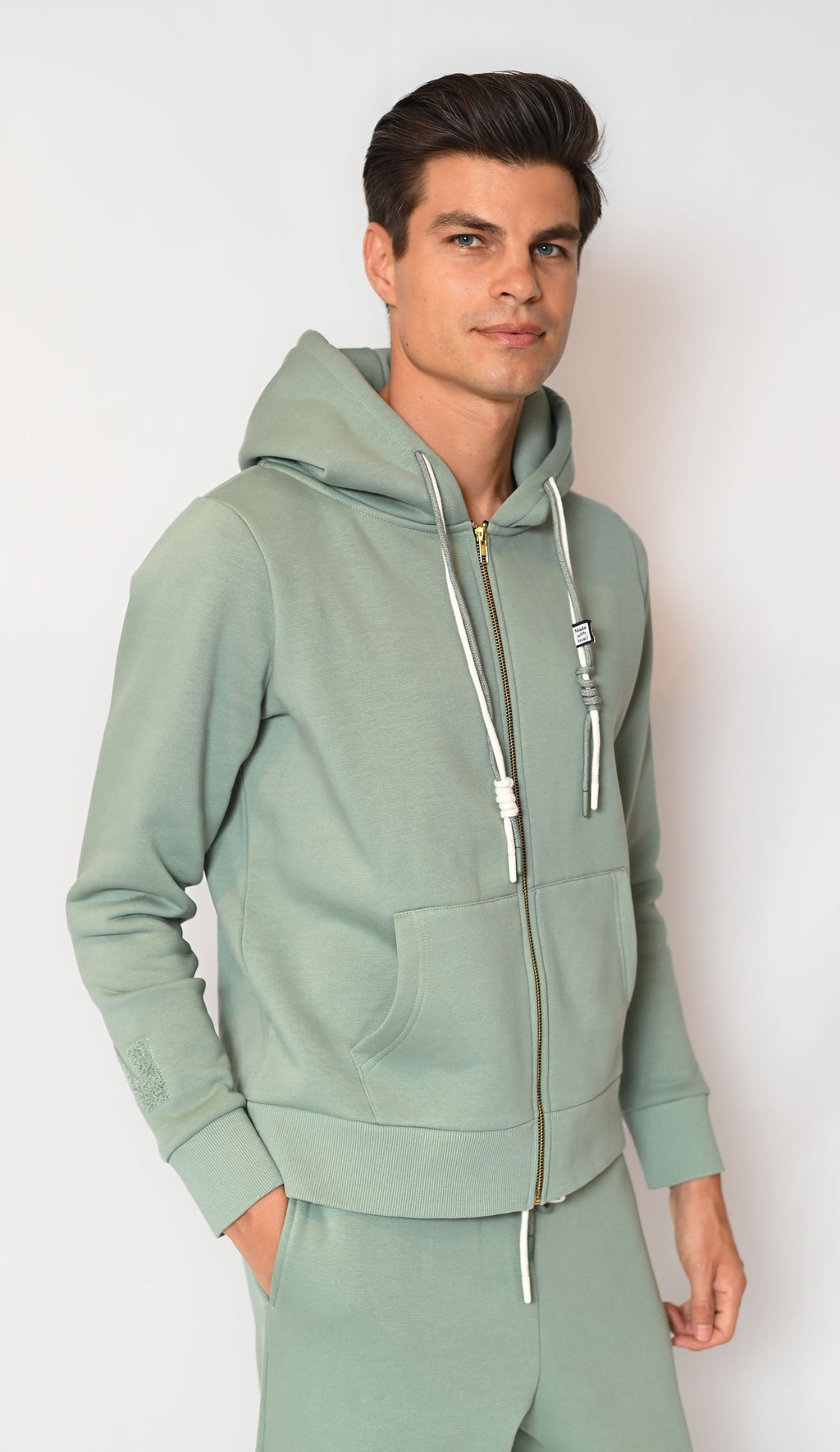 Zipper Hoodie - Butter Cream - Men